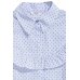 Блуза H&M 38, голубой горох (36155)