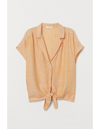 Блуза H&M 34, помаранчевий смужка (53273)