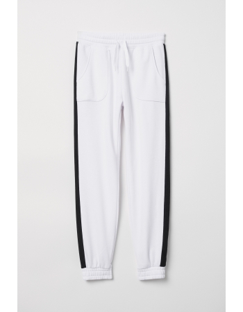 Спортивні штани H&M 140см, білий (32346)