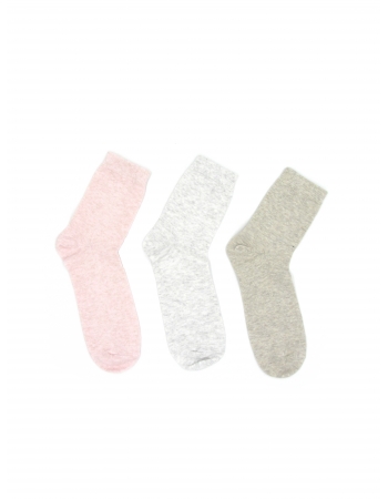 Носки (3 пары) C&A 39 42, бежевый, серый, розовый (66151)