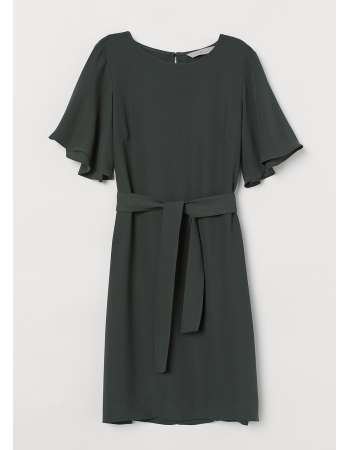 Платье H&M 46, темно зеленый (39933)