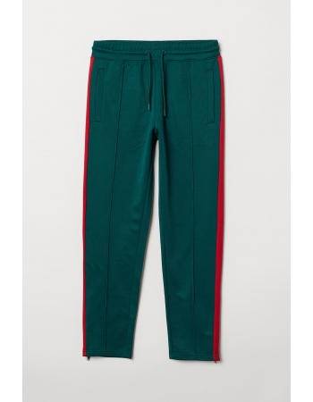 Спортивные брюки H&M L, темно зеленый (52154)