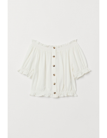 Блуза H&M 36, белый (41333)