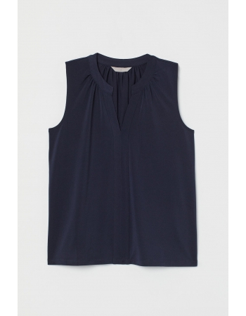 Блуза H&M XL, темно синий (55618)