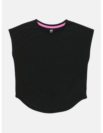 Спортивная футболка H&M 122 128см, черный (48174)