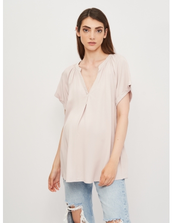 Блуза для беременных H&M XS, бледно сиреневый (55890)