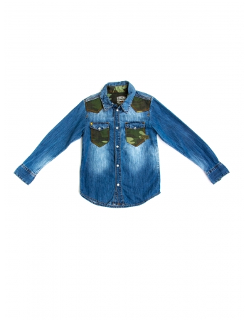 Рубашка джинсовая Vingino 128см, голубой (35329)