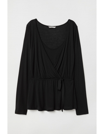 Блуза для кормящих H&M S, черный (47756)